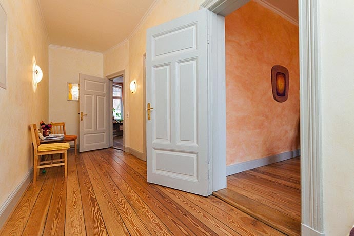 Wartebereich der Massage- und Naturheilpraxis Petra Gerken in Lüneburg